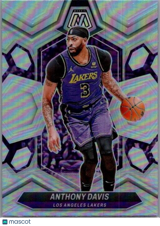 2023-24 Panini Mosaic - Silver Prizm #73 Anthony Davis