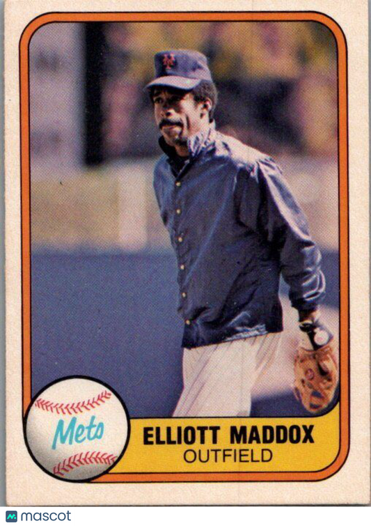 1981 Fleer #326 Elliott Maddox