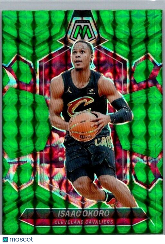 2023-24 Panini Mosaic - Green Mosaic Prizm #94 Isaac Okoro