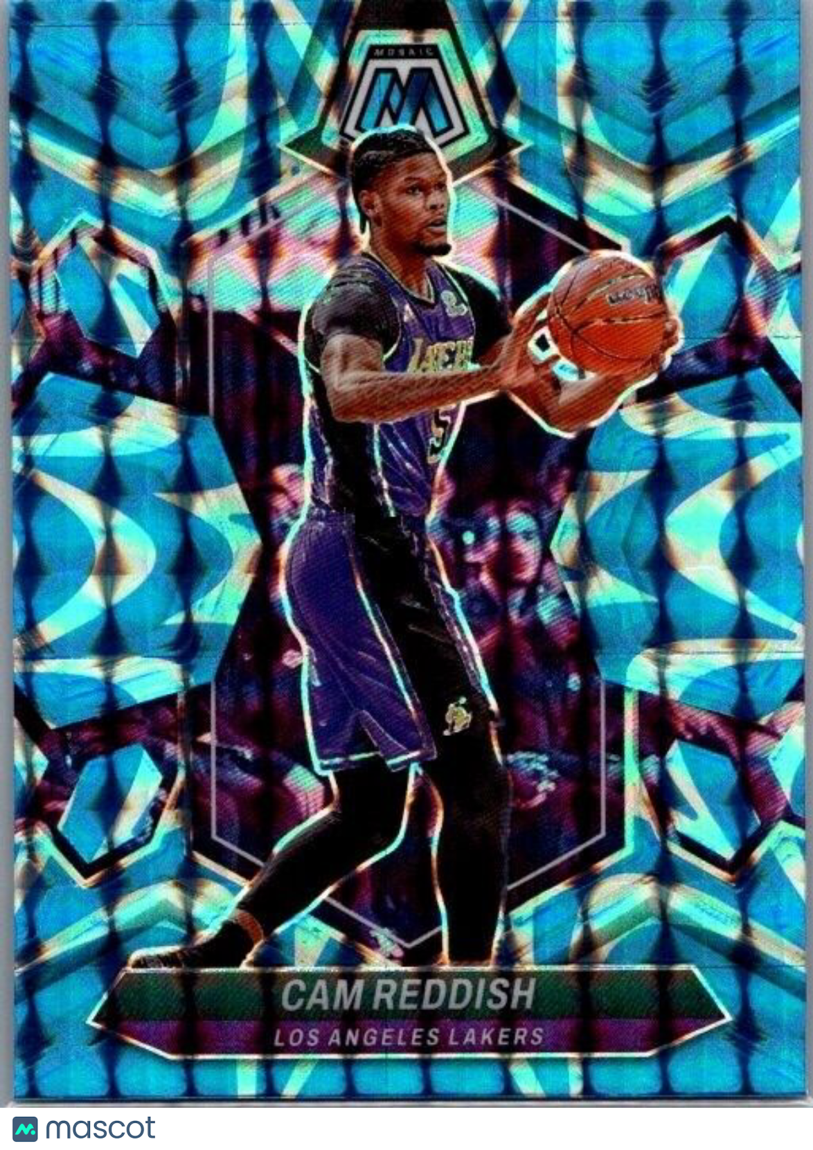 2023-24 Panini Mosaic - Reactive Blue Mosaic Prizm #113 Cam Reddish