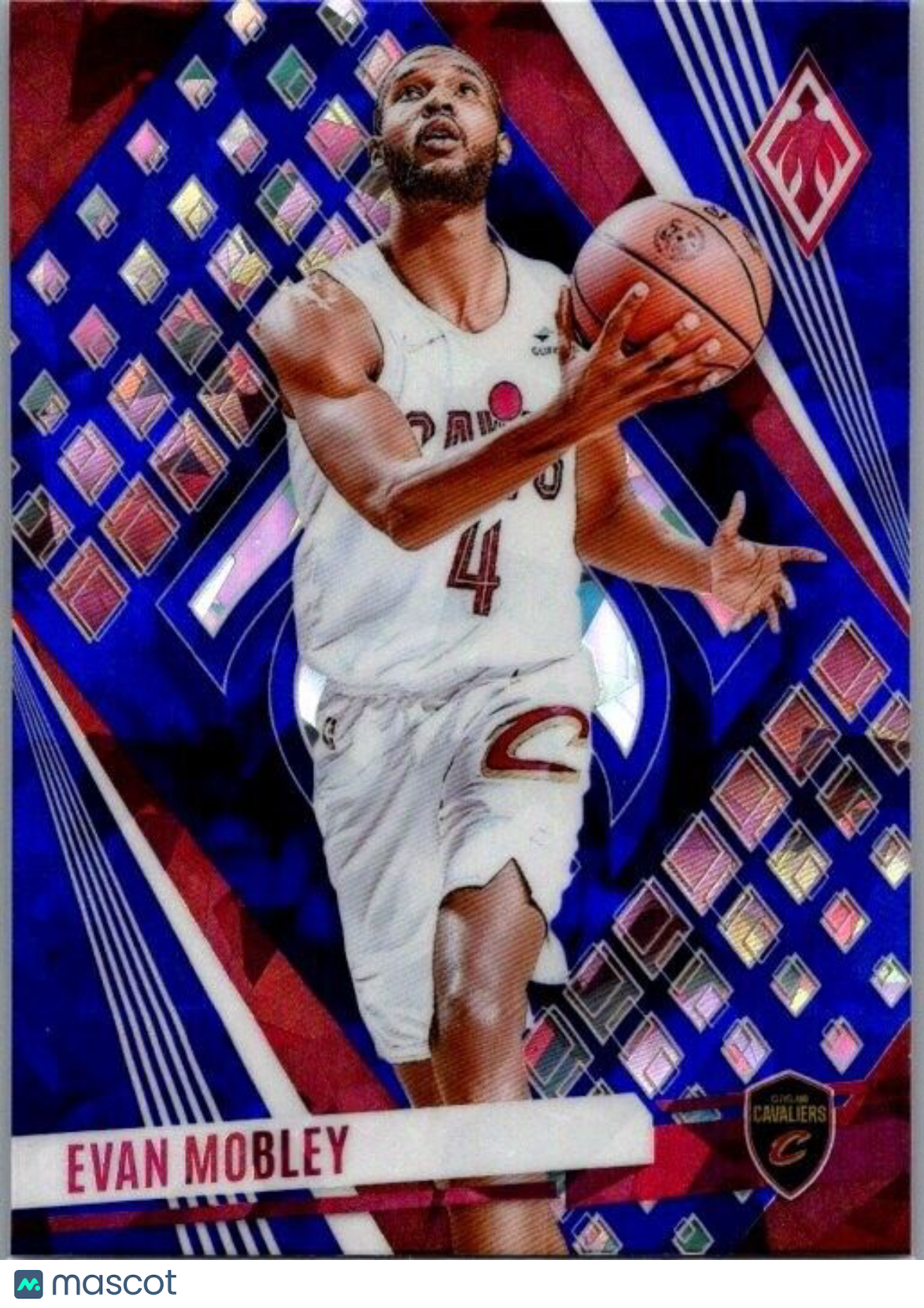 2023-24 Panini Phoenix - #95 Evan Mobley Blue Ice