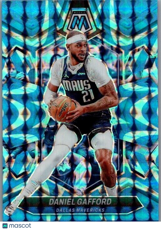 2023-24 Panini Mosaic - Reactive Blue Mosaic Prizm #103 Daniel Gafford