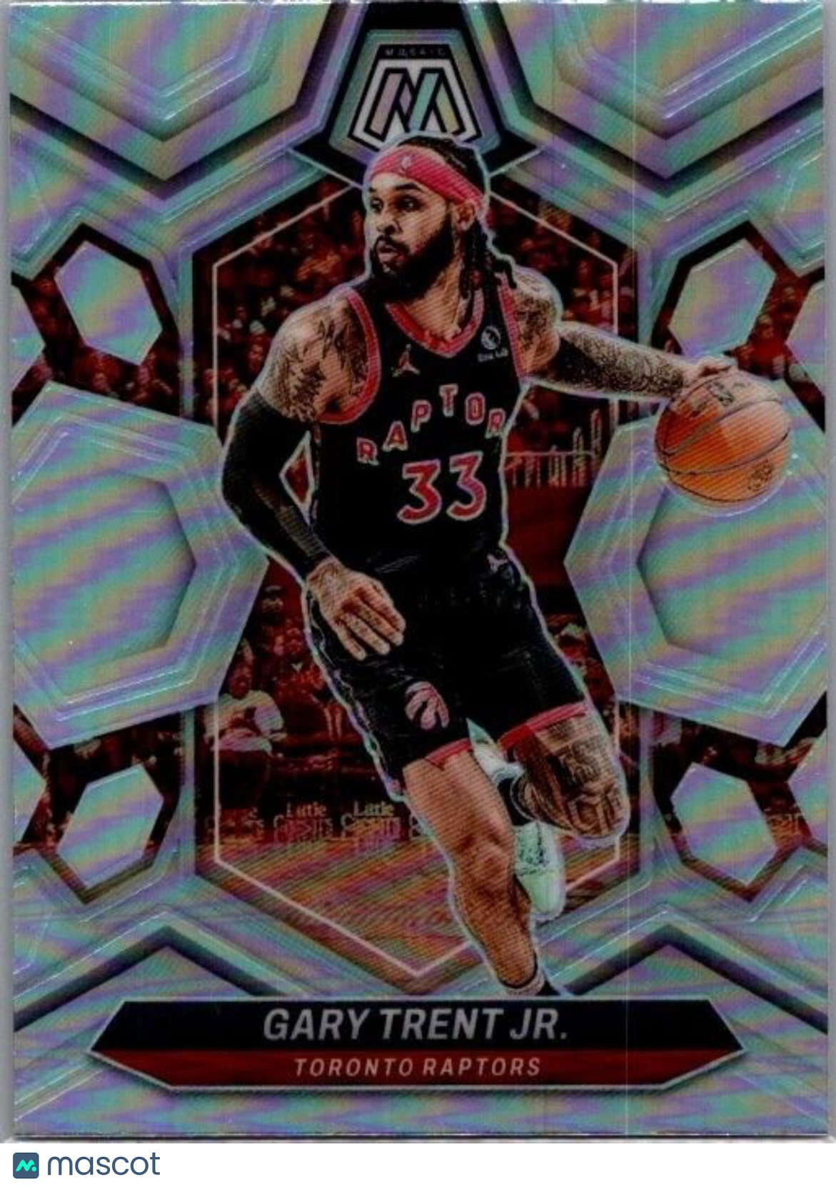 2023-24 Panini Mosaic - Silver Prizm #158 Gary Trent Jr.