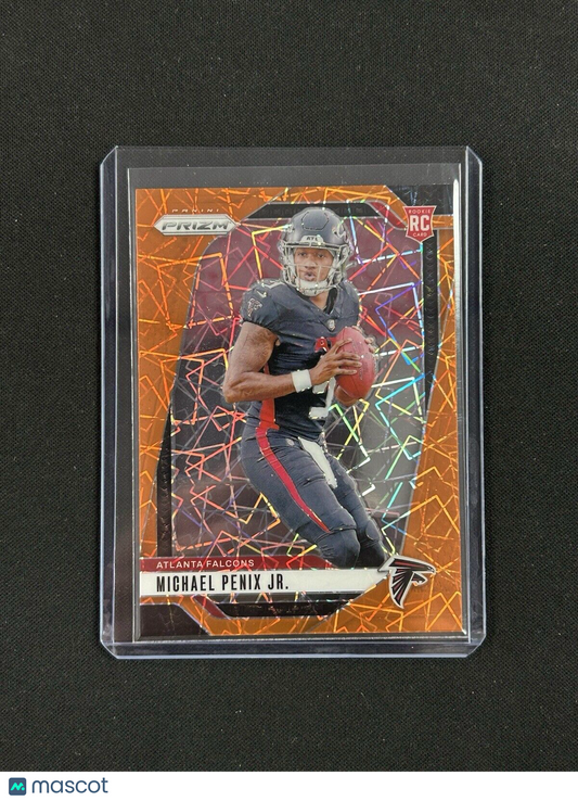 2024 Panini Prizm Orange Lazer#378 Michael Penix Jr.