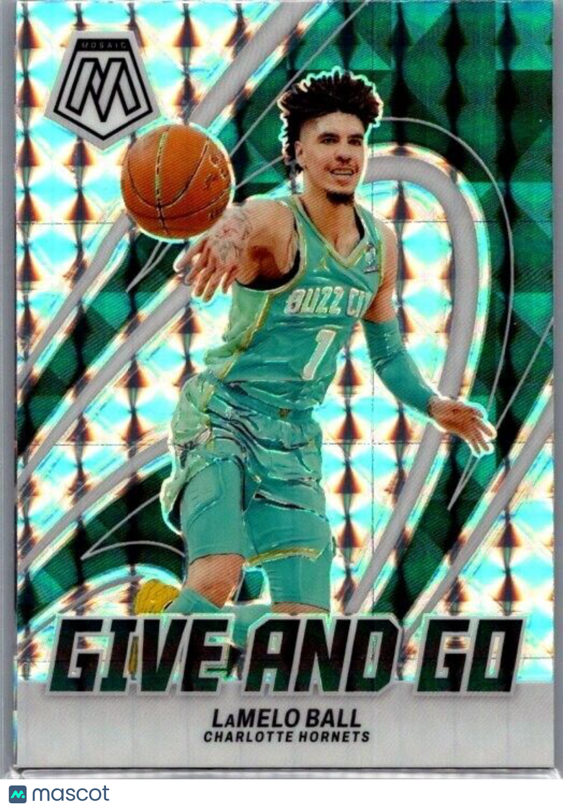 2023-24 Panini Mosaic - Give and Go #13 LaMelo Ball Mosaic