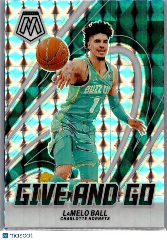 2023-24 Panini Mosaic - Give and Go #13 LaMelo Ball Mosaic