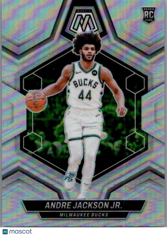 2023-24 Panini Mosaic - Silver Prizm #234 Andre Jackson (RC)