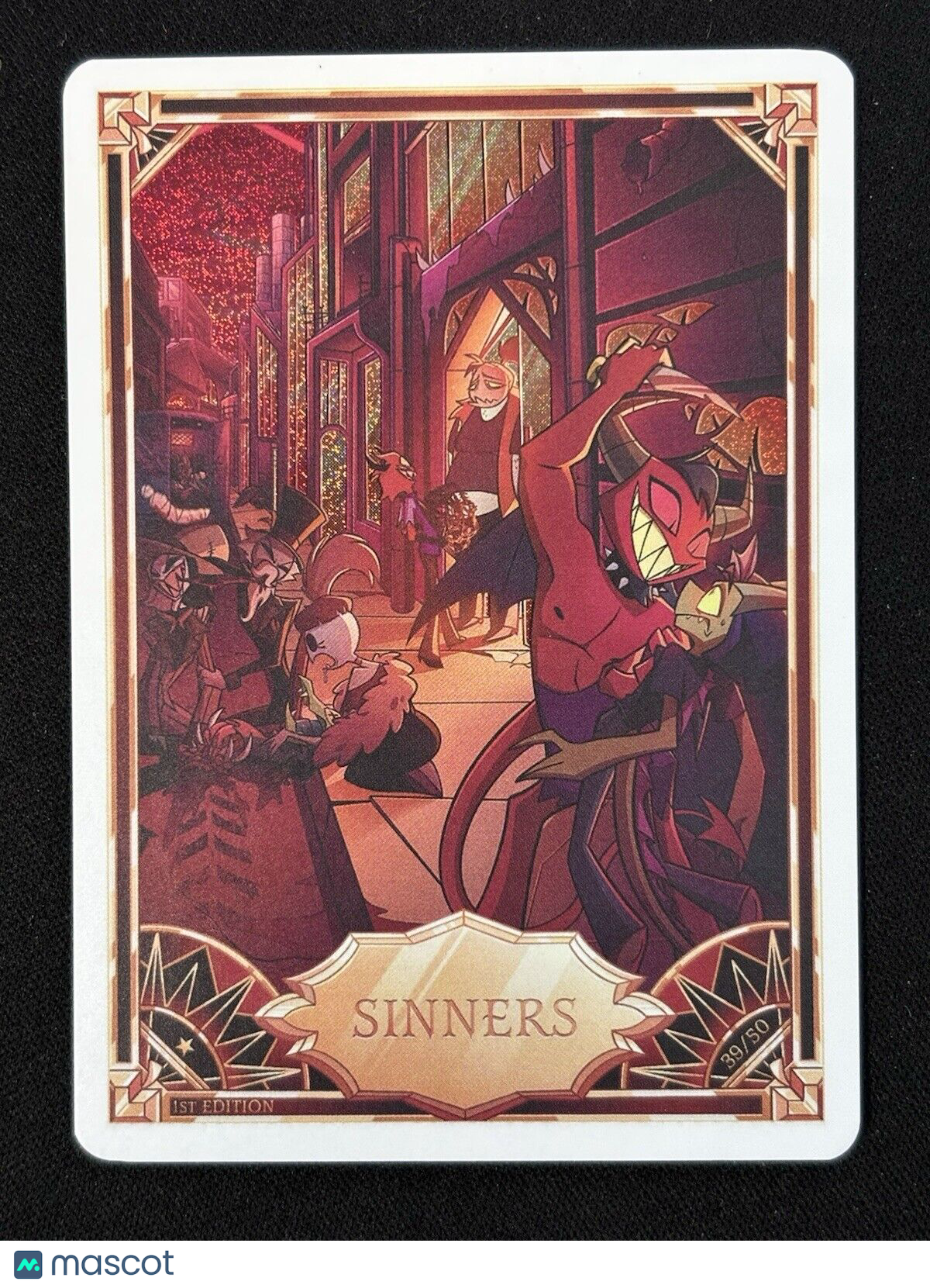 Hazbin Hotel Trading Card - Sinners 39/50 Premium Foil - Season 1  1st Edition