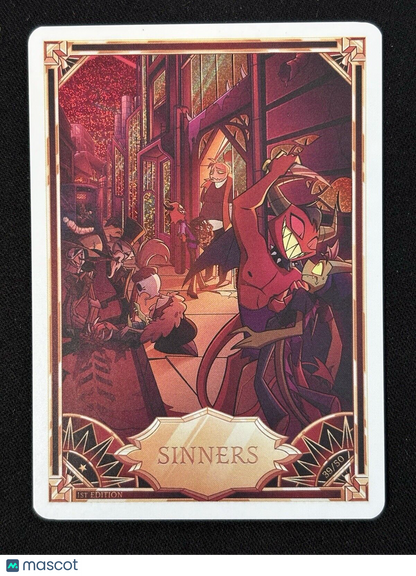 Hazbin Hotel Trading Card - Sinners 39/50 Premium Foil - Season 1  1st Edition