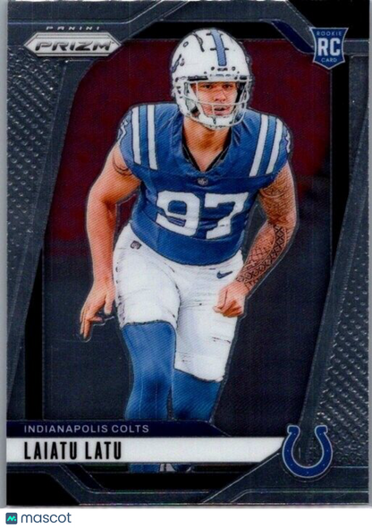 2024 Panini Prizm - #366 Laiatu Latu Rookie (RC)