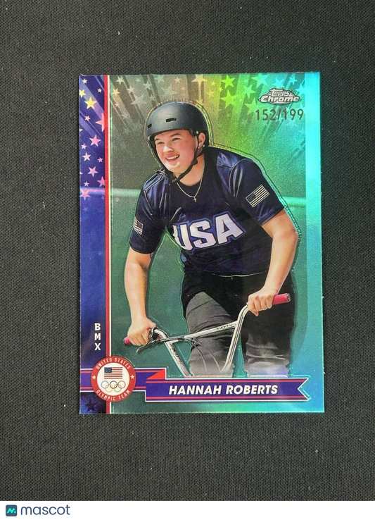 2024 Topps Chrome Olympics Green #41 Hannah Roberts /199