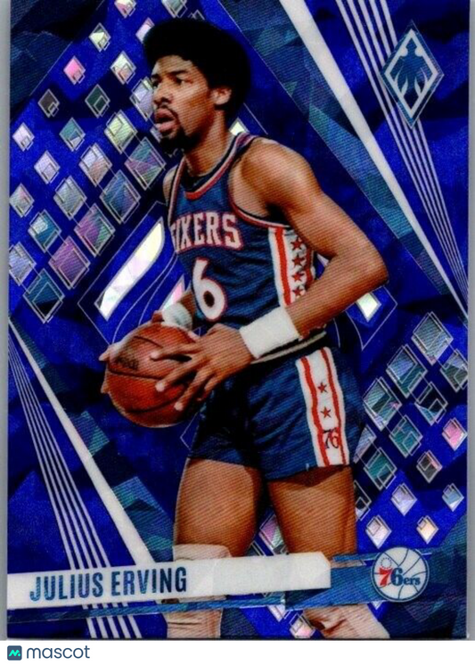 2023-24 Panini Phoenix - #244 Julius Erving Blue Ice