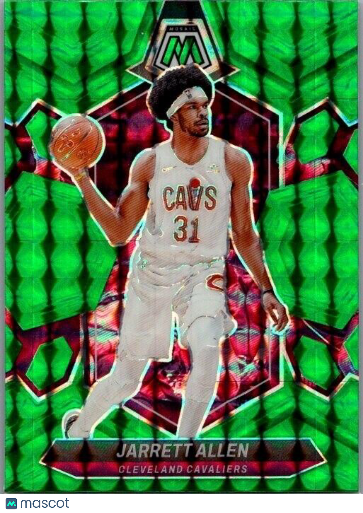 2023-24 Panini Mosaic - Green Mosaic Prizm #21 Jarrett Allen