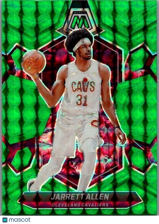 2023-24 Panini Mosaic - Green Mosaic Prizm #21 Jarrett Allen