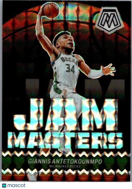 2023-24 Panini Mosaic - Jam Masters #18 Giannis Antetokounmpo Mosaic