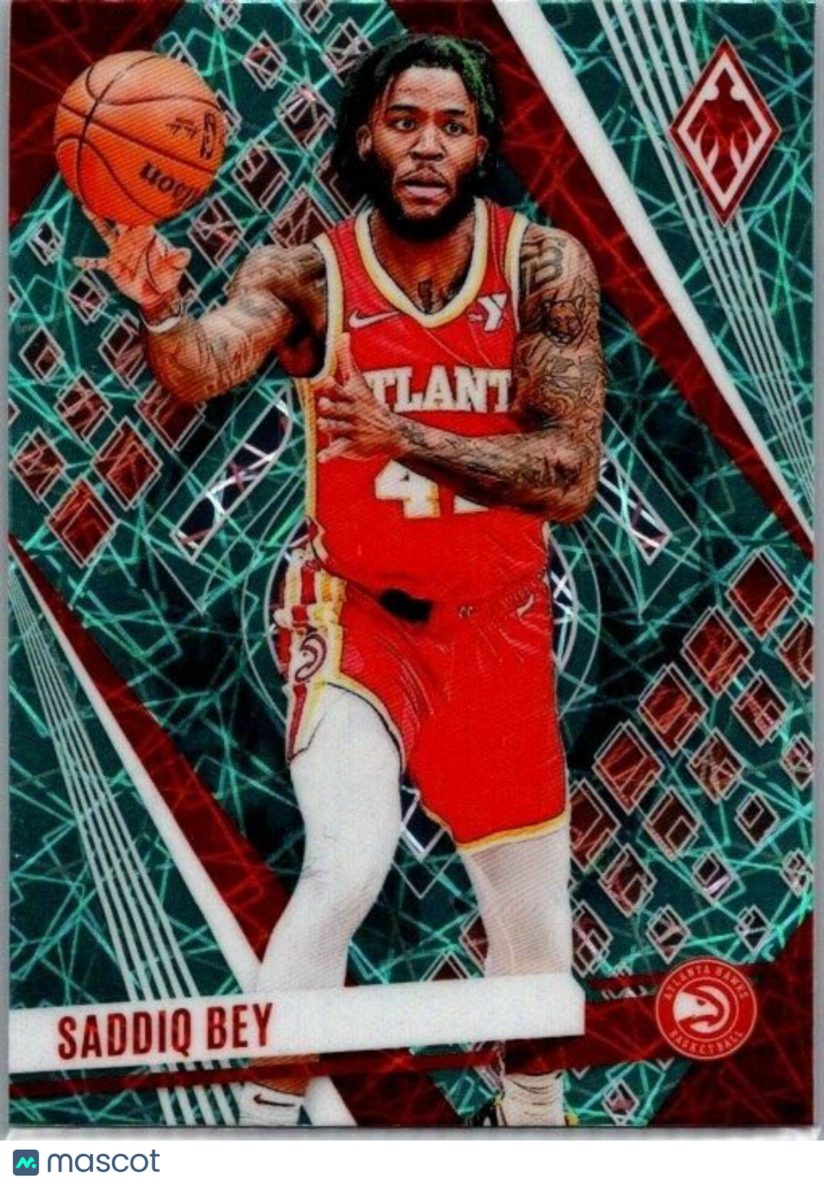 2023-24 Panini Phoenix - #111 Saddiq Bey Teal Lazer