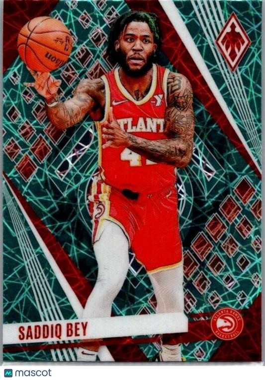 2023-24 Panini Phoenix - #111 Saddiq Bey Teal Lazer