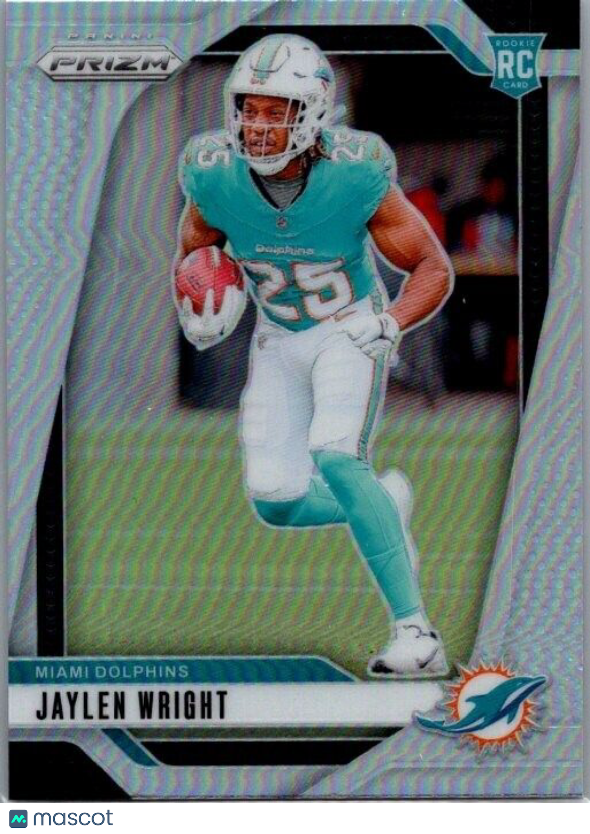 2024 Panini Prizm Football #348 Jaylen Wright Rookie RC Silver Prizm