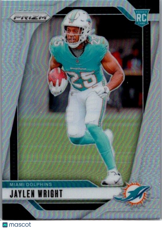 2024 Panini Prizm Football #348 Jaylen Wright Rookie RC Silver Prizm