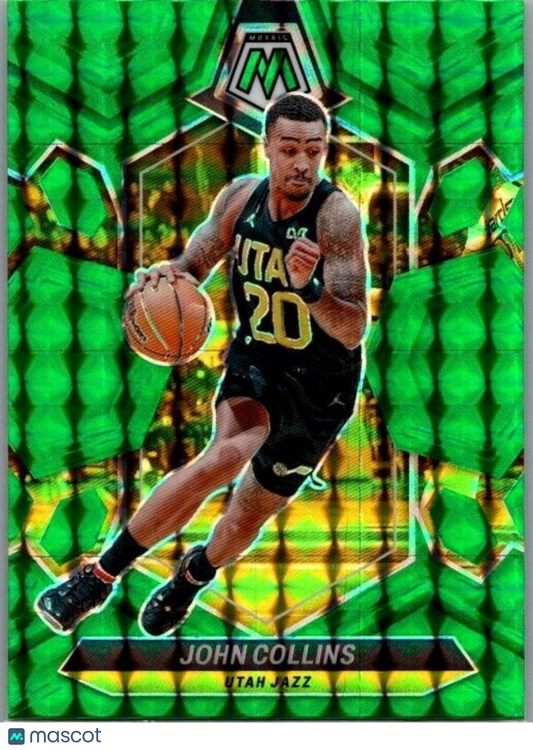 2023-24 Panini Mosaic - Green Mosaic Prizm #25 John Collins