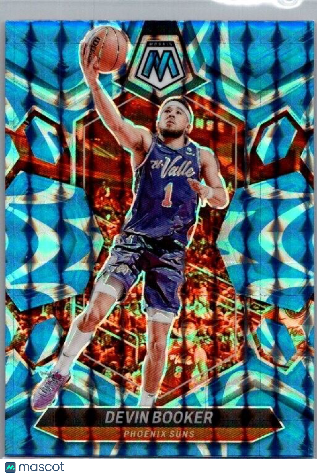 2023-24 Panini Mosaic - Reactive Blue Mosaic Prizm #125 Devin Booker