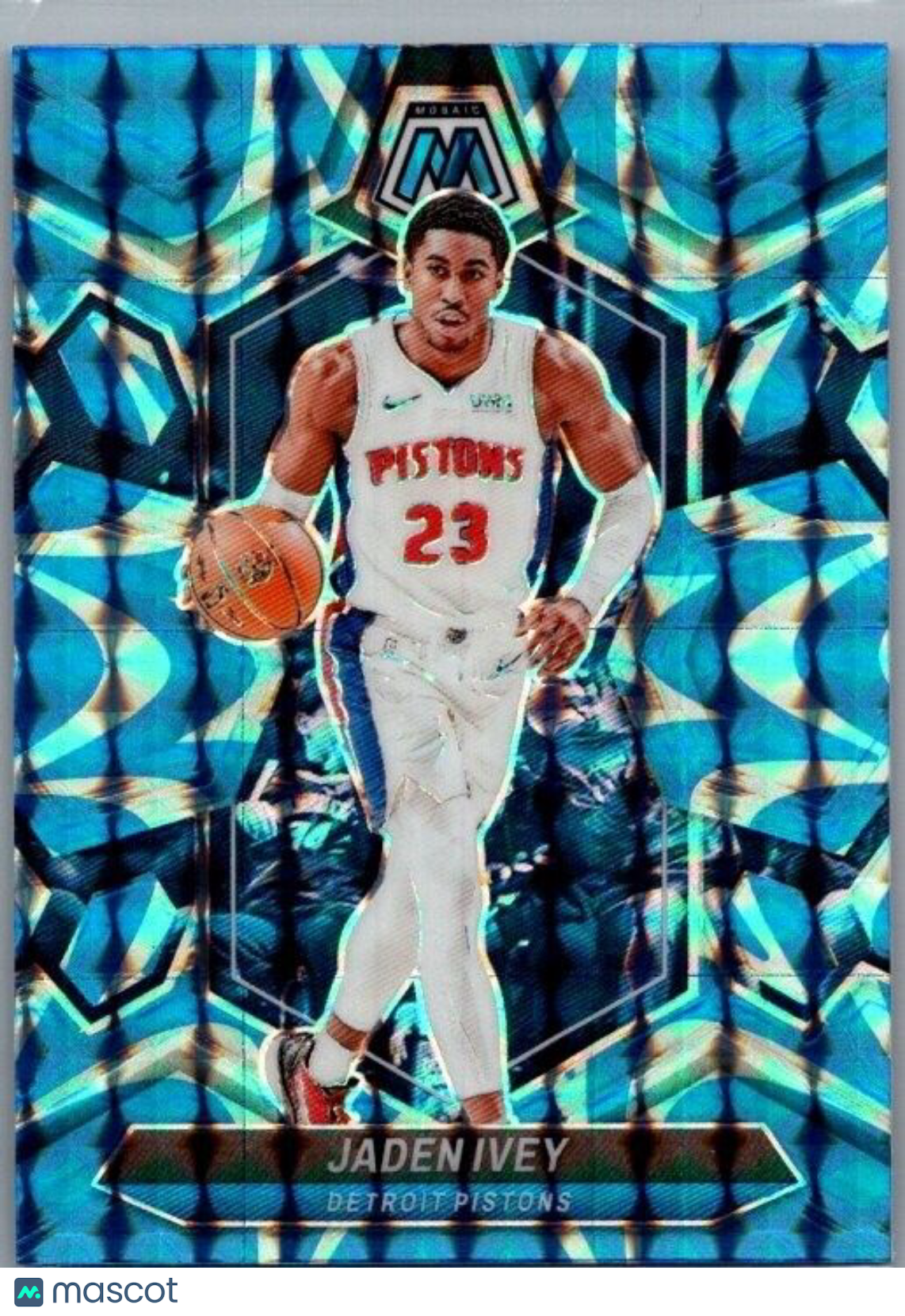 2023-24 Panini Mosaic - Reactive Blue Mosaic Prizm #137 Jaden Ivey