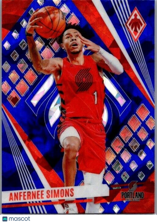 2023-24 Panini Phoenix - #177 Anfernee Simons Blue Ice