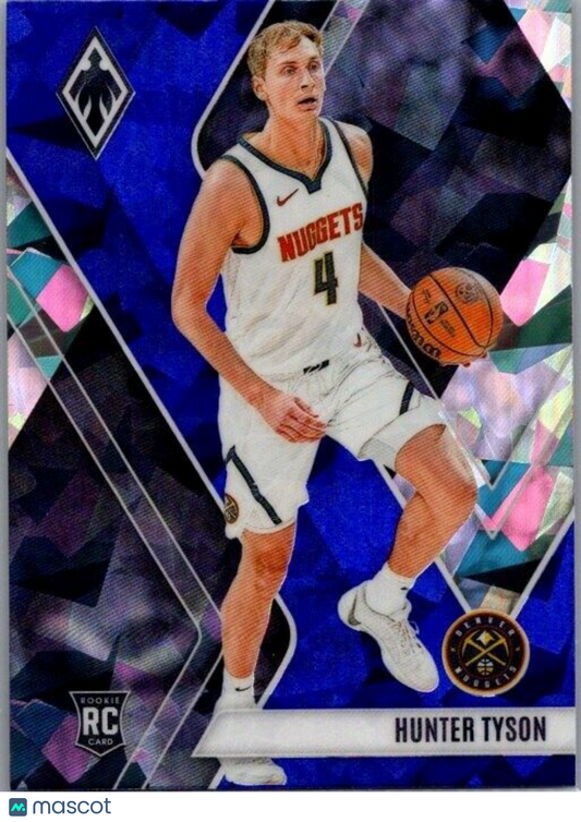 2023-24 Panini Phoenix - Rookies #262 Hunter Tyson (RC) Blue Ice