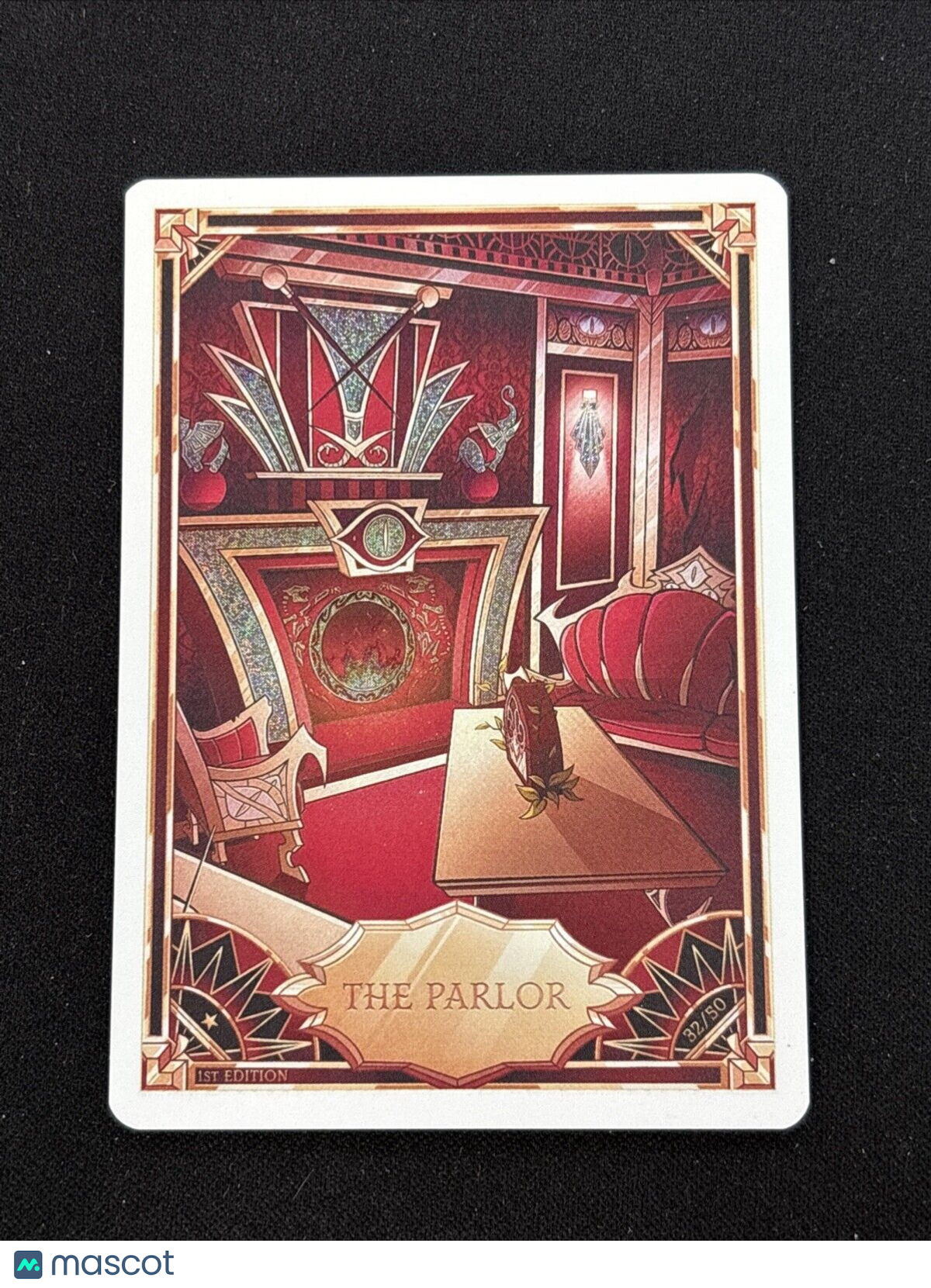 Hazbin Hotel Trading Card - THE PARLOR 32/50 - 1st Edition Holo Foil