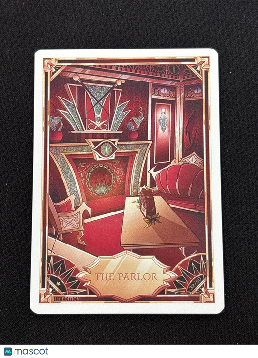 Hazbin Hotel Trading Card - THE PARLOR 32/50 - 1st Edition Holo Foil