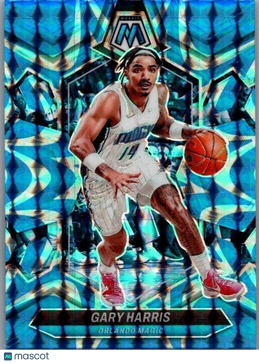 2023-24 Panini Mosaic - Reactive Blue Mosaic Prizm #124 Gary Harris