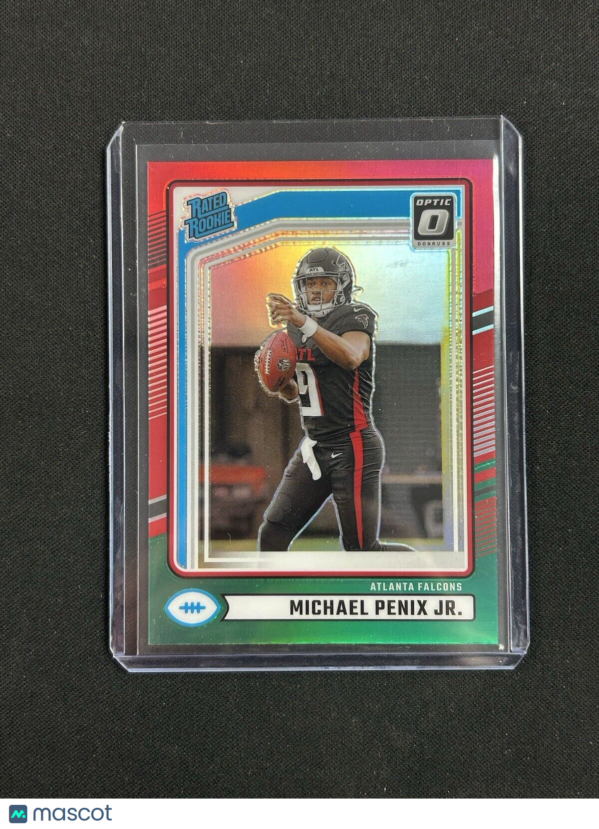 2024 Panini Donruss Optic Rated Rookie Red Green #308 Michael Penix Jr