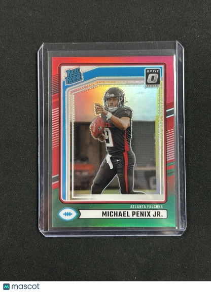 2024 Panini Donruss Optic Rated Rookie Red Green #308 Michael Penix Jr