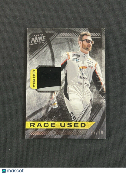 2023 Panini Prime Racing Race Used Sheet Metal Corey Lajoie /99