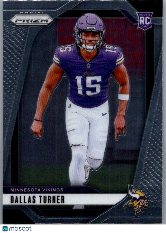 2024 Panini Prizm - #324 Dallas Turner Rookie (RC)