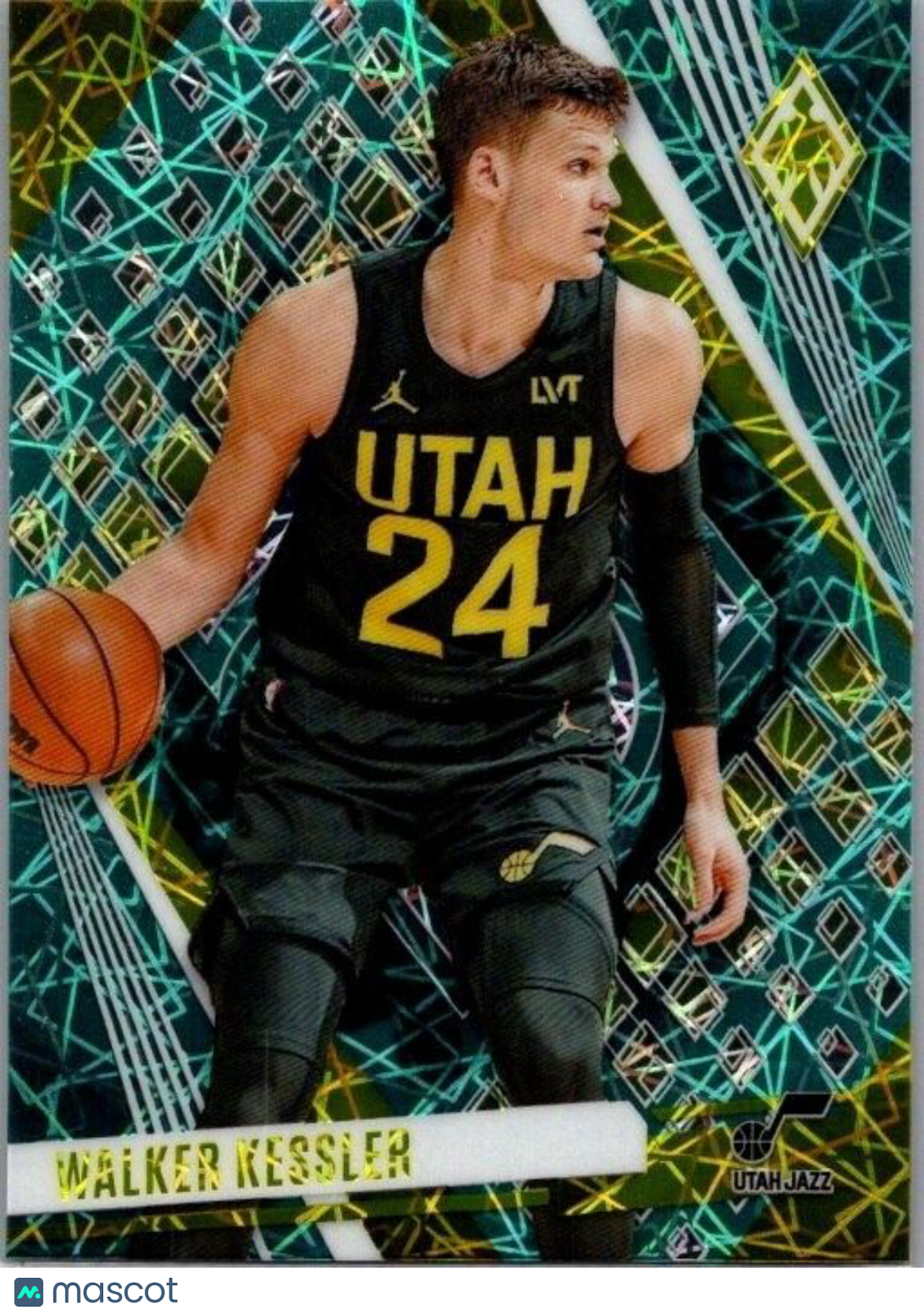 2023-24 Panini Phoenix - #42 Walker Kessler Teal Lazer