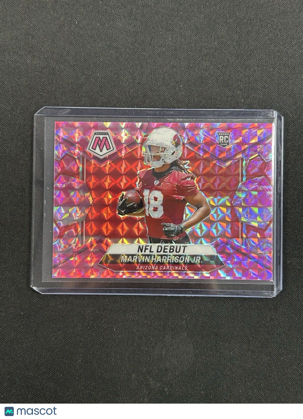 2024 Panini Mosaic Pink Camo NFL Debut #283 Marvin Harrison Jr