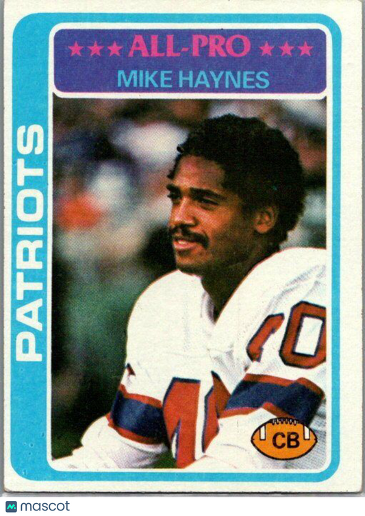 1978 Topps #380 Mike Haynes