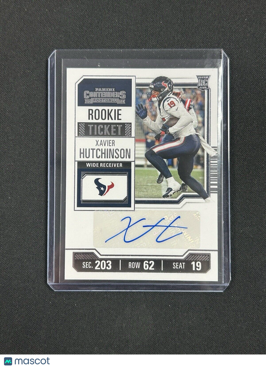 2023 Panini Contenders Rookie Ticket Auto #149 Xavier Hutchinson RC