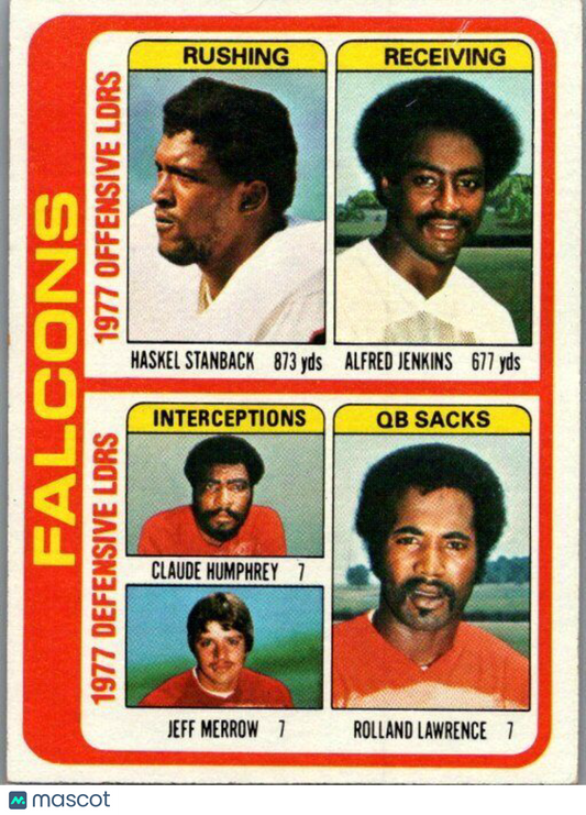 1978 Topps #501 Stanback /Jenkins / Humphrey /Merrow /Lawrence