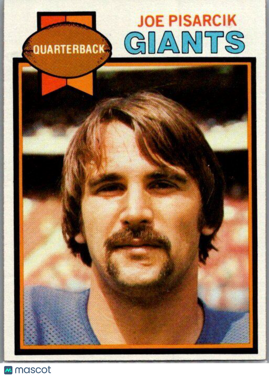 1979 Topps #311 Joe Pisarcik Cream Colored Back