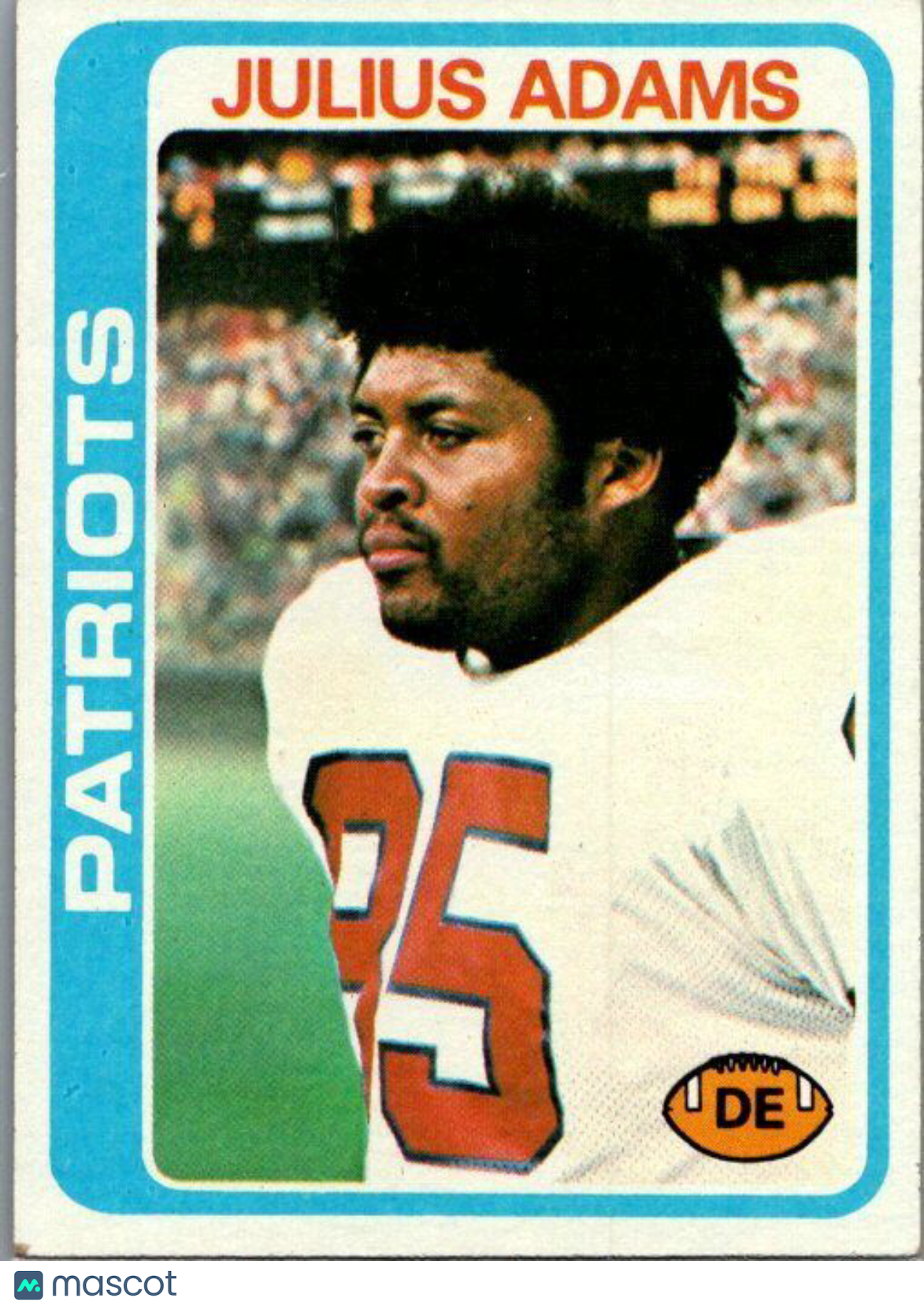 1978 Topps #401 Julius Adams