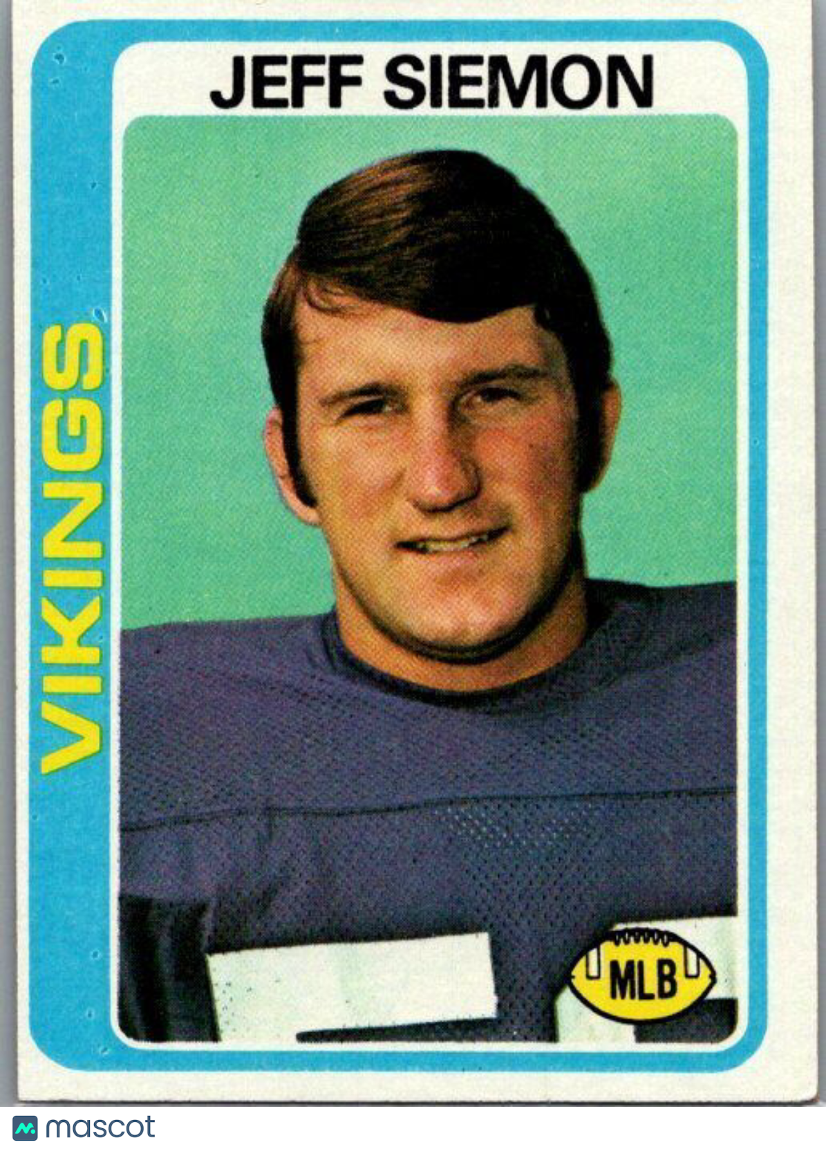 1978 Topps #58 Jeff Siemon