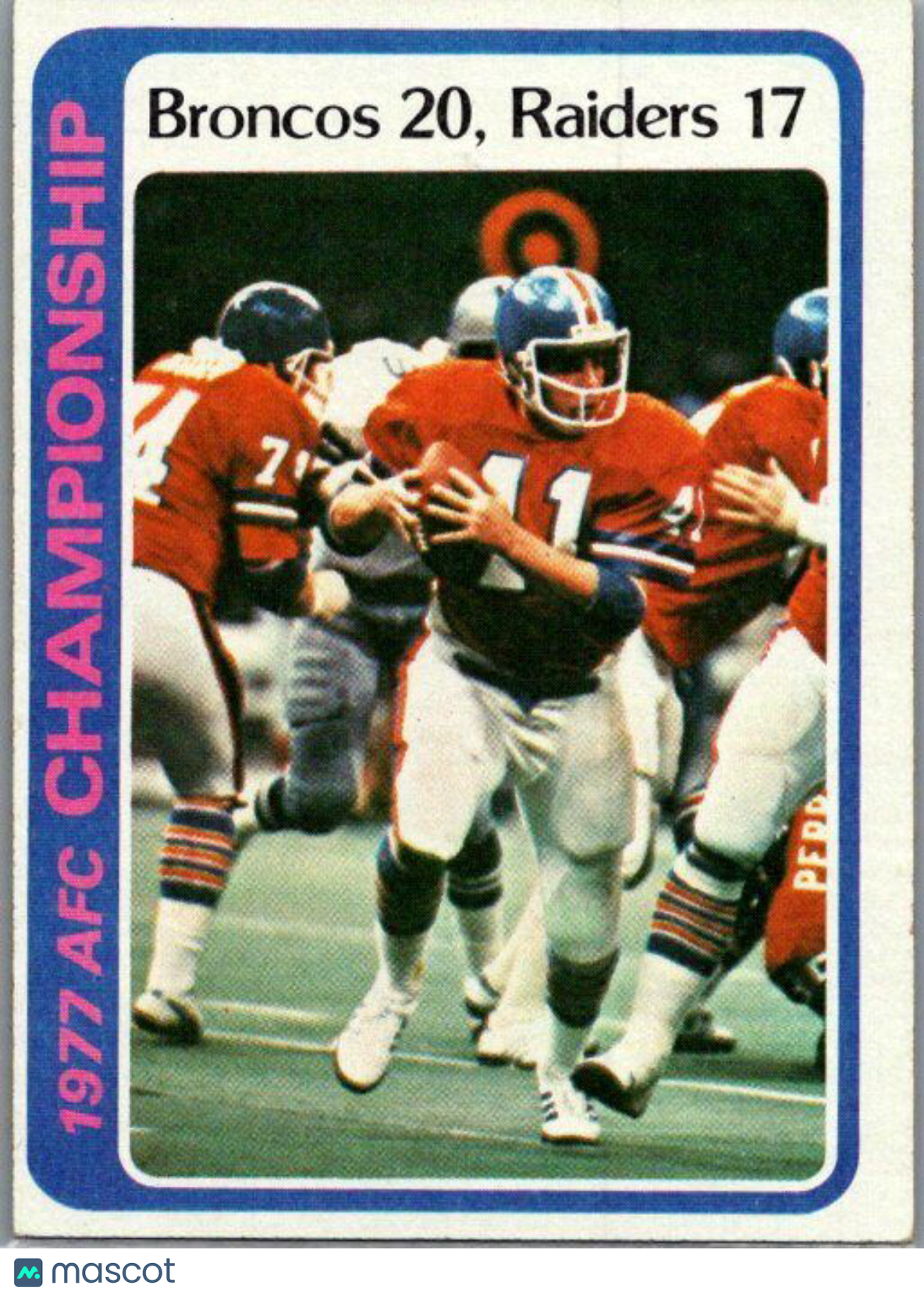 1978 Topps #167 1977 AFC Championship