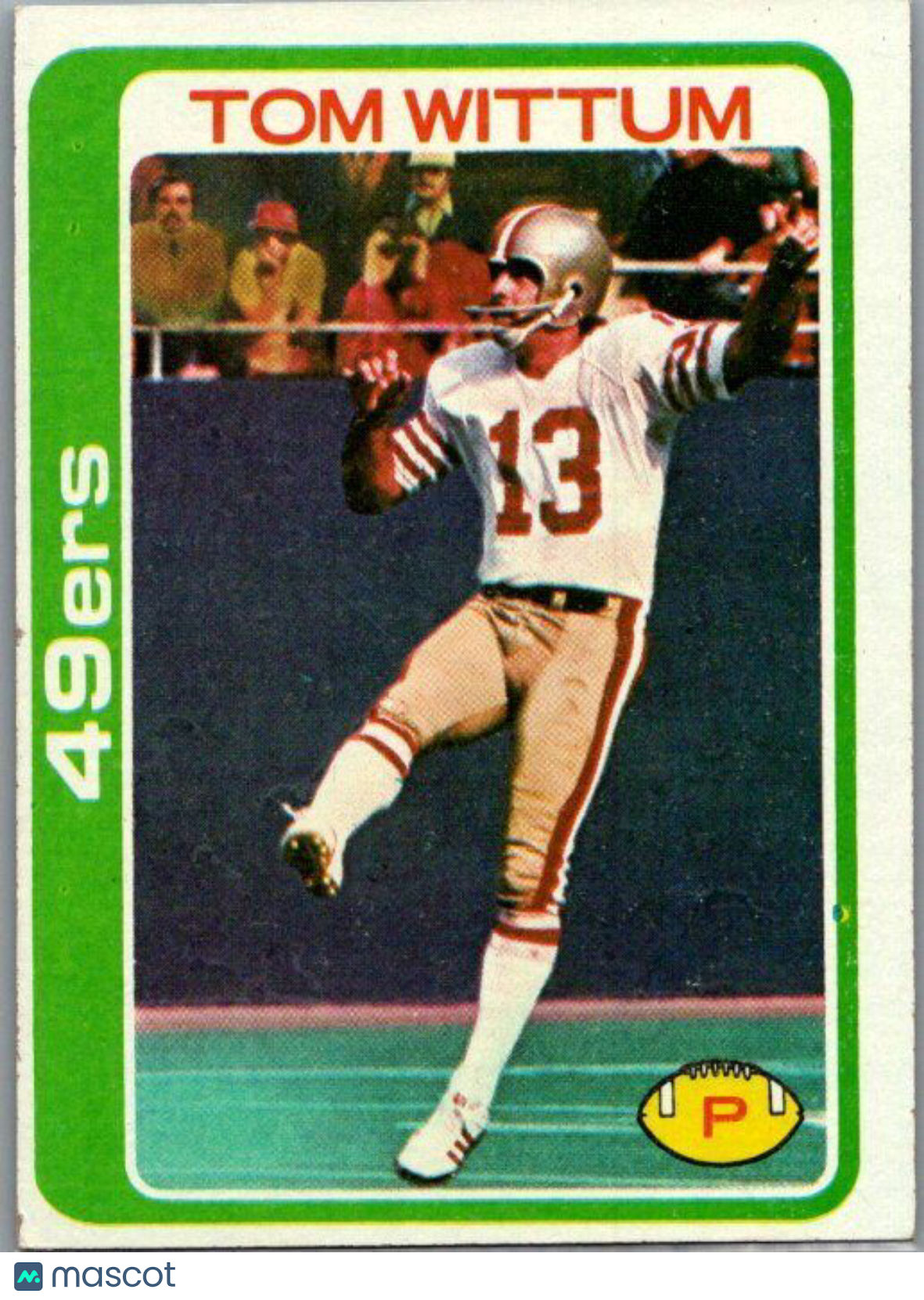 1978 Topps #77 Tom Wittum