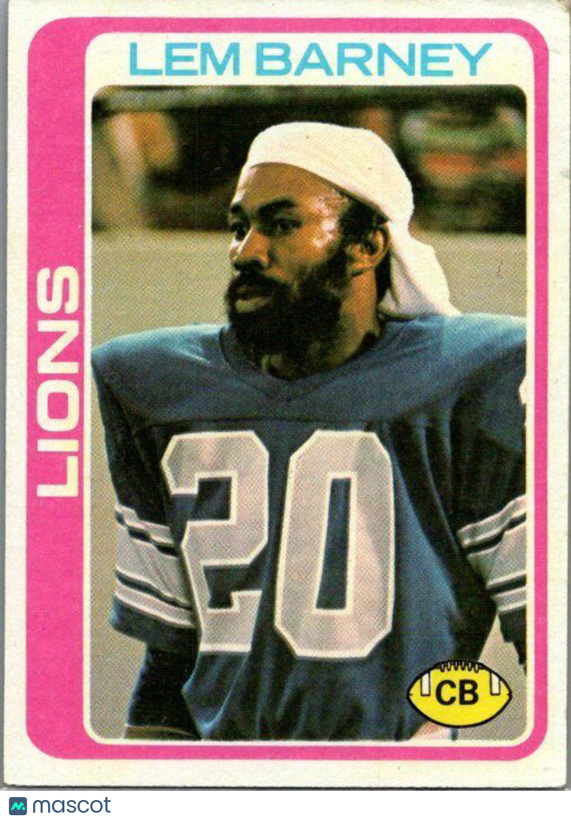 1978 Topps #82 Lem Barney