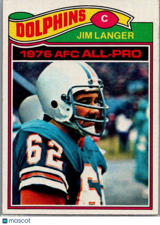 1977 Topps #390 Jim Langer