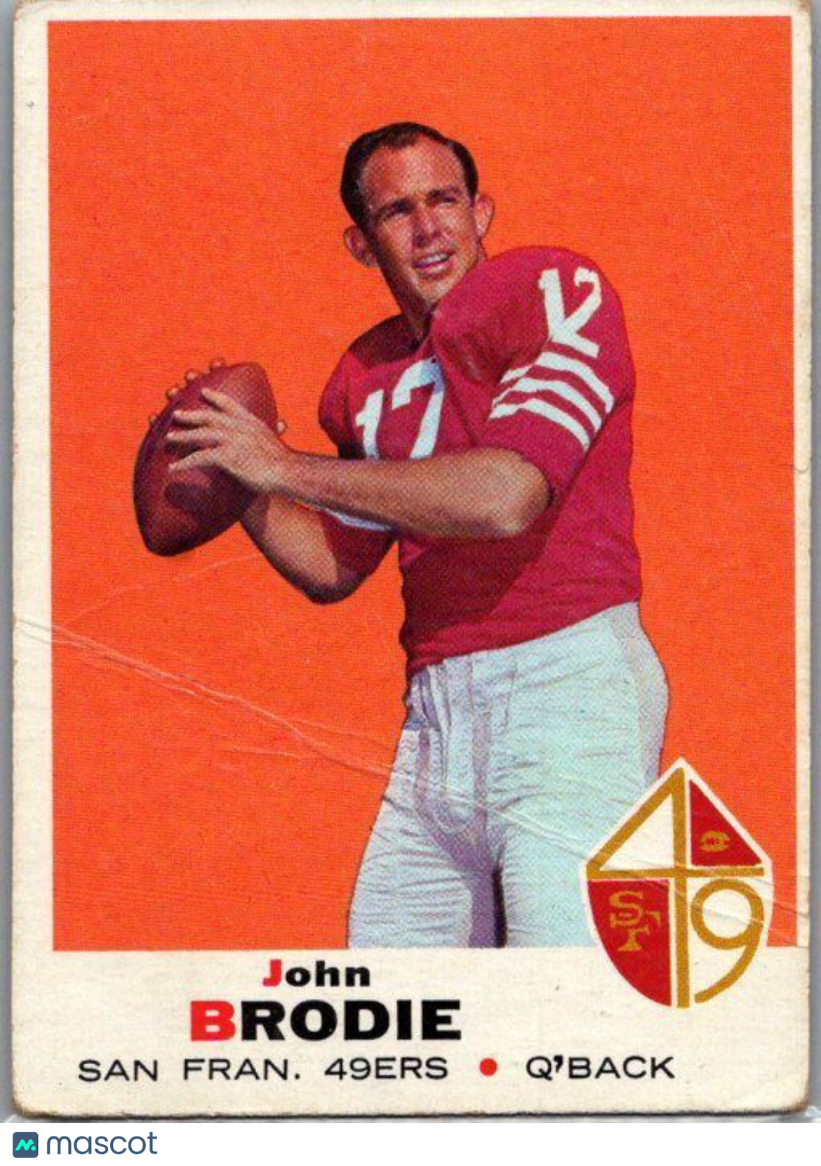 1969 Topps #249 John Brodie