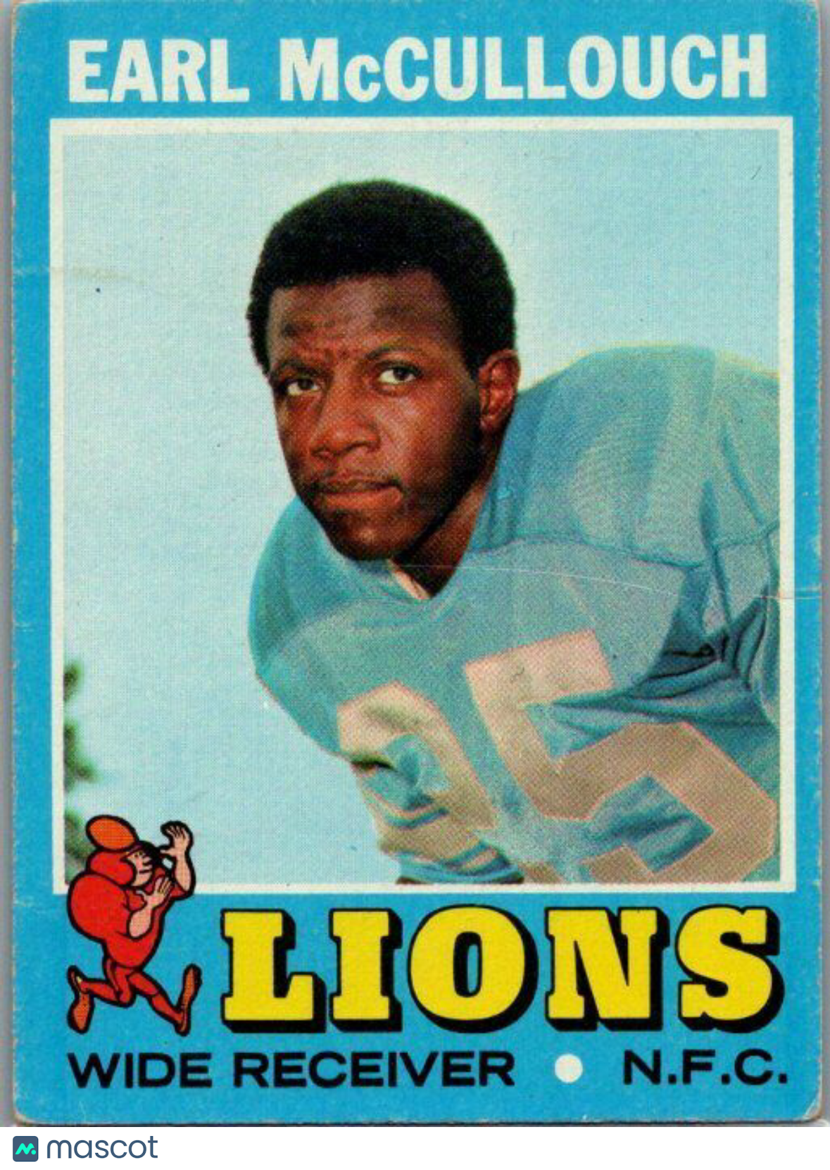 1971 Topps #127 Earl McCullouch