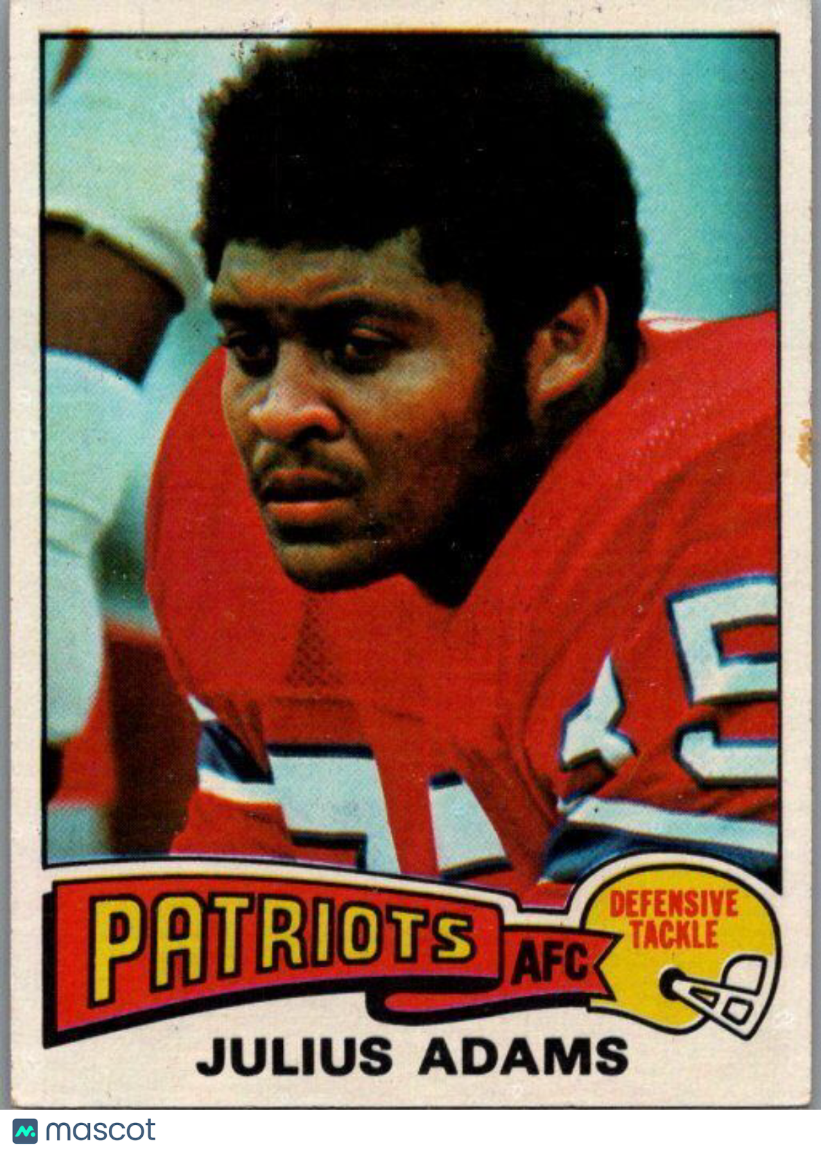 1975 Topps #73 Julius Adams